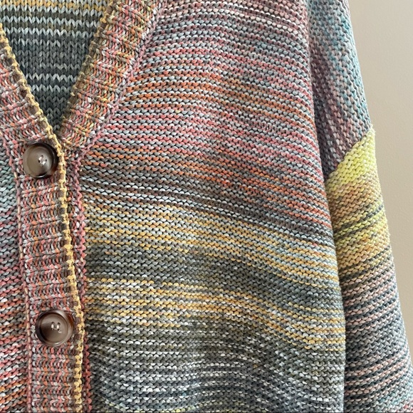 Show Me your Mumu sweater Callie Cardigan Ombre Knit Sz S - Picture 4 of 6